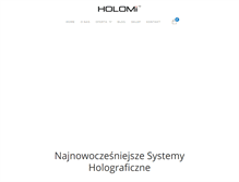 Tablet Screenshot of holomi.com